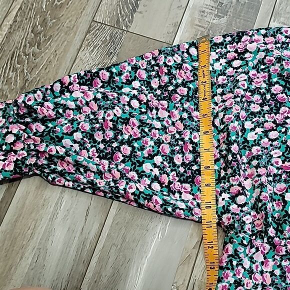 Zara Floral Crop Top Size Medium - Picture 11 of 11